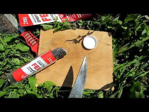 Ремонт авто. Как восстановить трещины на глушителе авто с помощью холодной сварки. #холодная_сварка