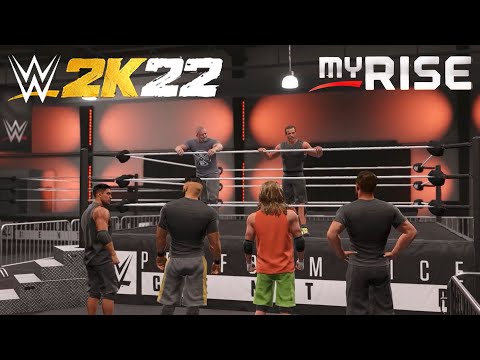 WWE 2k22 MyRISE - Beginning of WWE Career  - FULL WALKTHROUGH/ NO COMMENTARY - EPISODE 1