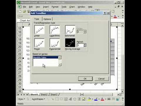 Add Trendlines to Charts and Graphs in Excel -...