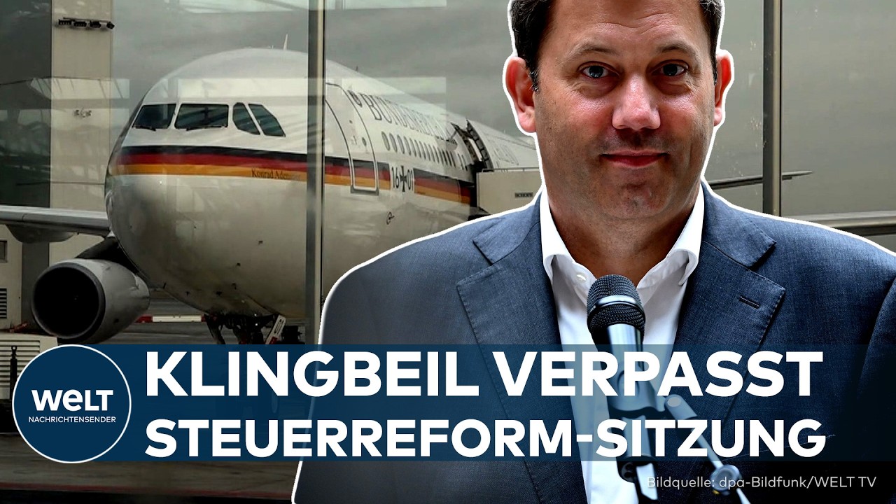 DEUTSCHLAND: Regierungsflieger kaputt – Klingbeil strandet in den USA und verpasst Kabinettsitzung