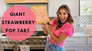 Giant Strawberry Pop Tart