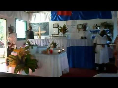 Jamaican Revival Church getting the Holy Ghost...