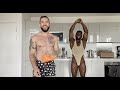 Boyfriends Try on ALOT Underwear & More! (JJ Malibu Haul)