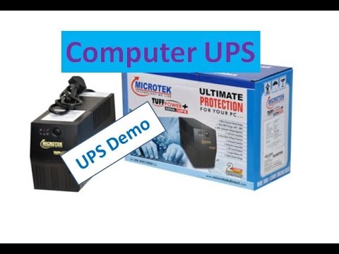 Microtek ups for desktop review and unboxing