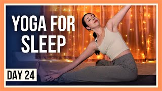 15 min Evening Yoga – Day #24 (WIND DOWN YOGA FLOW)
