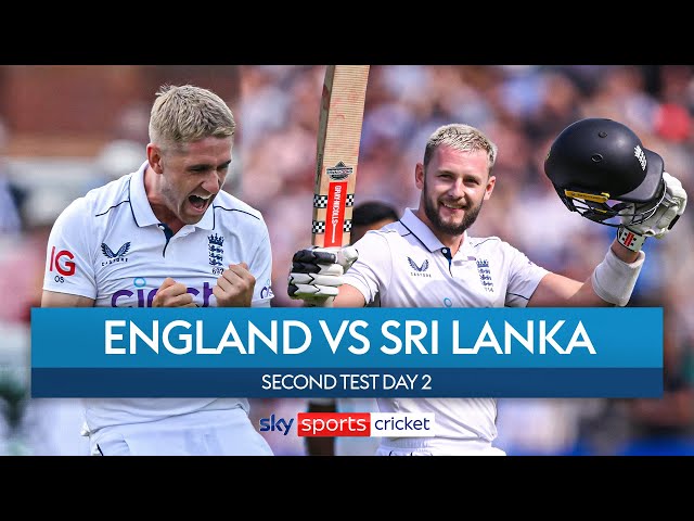 Gus Atkinson century leads England dominance | England vs Sri Lanka | Day two second Test Highlights