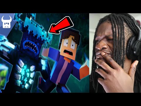 MINECRAFT WARDEN RAP | "Quiet Please!" | Animated Music Video (REACTION)