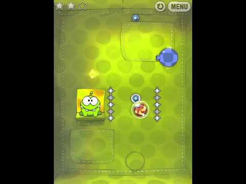 Cut the Rope 2 22 Walkthrough Fabric Box