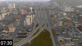 【新・10分で定点観測シリーズ】三日月駅の1日を10分にまとめてみた【A列車で行こう9】