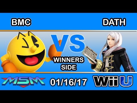 MSM 81 - EV | BMC (PacMan) Vs. Dath (Robin) Winners Side - Smash Wii U