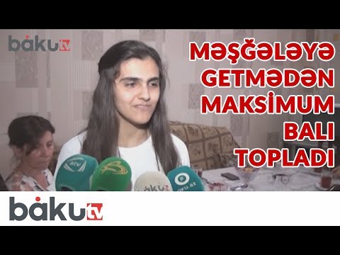 Məşğələyə getmədən maksimum balı topladı