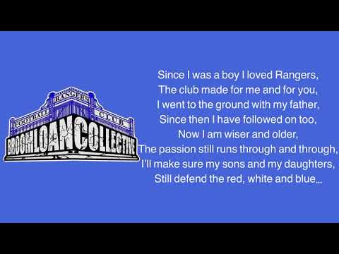 Glasgow Rangers chant - Since i was a boy (NEW)