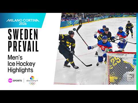 COMMANDING WIN! 💪 | Men's Ice Hockey - Sweden vs Slovakia Highlights | Winter Olympics 2026
