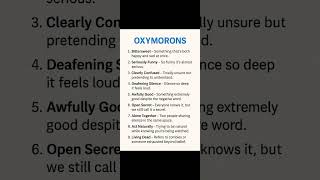 Oxymoron