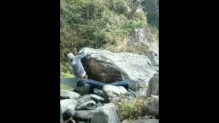 Video thumbnail of 金目の煮付け, 3級 (6a). 城ヶ崎 (Jogasaki)