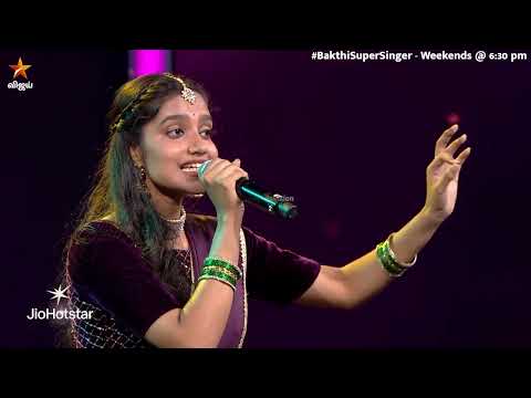 Glimpse Of Narthana vinayagar song by #Yamini 😍🙏 | Bakthi Super Singer | Episode Promo