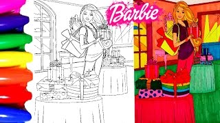 Disney Princess Barbie Chelsea In A Coloring Pages For Children To Learn Art And Colors