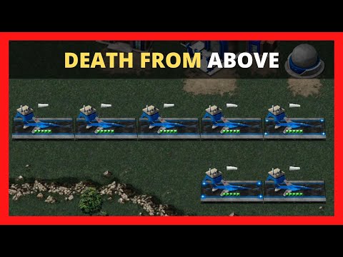 "Death from above" (1vs1) Command and Conquer Red Alert Remastered | Multiplayer Gameplay