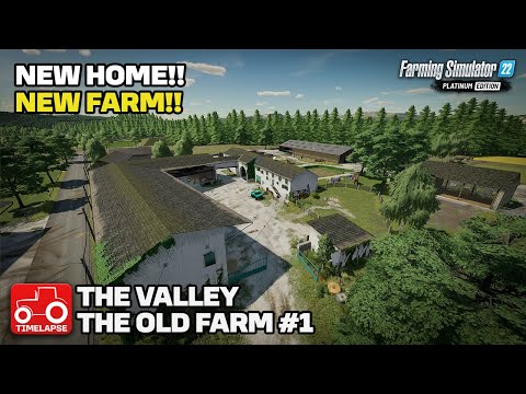 MAKING A START ON OUR NEW FARM!! [The Valley The Old Farm] FS22 Timelapse # 1