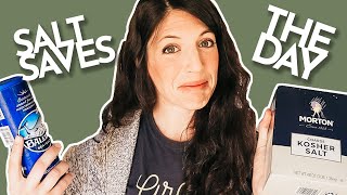 How to choose THE BEST SALT | A Last Minute Thanksgiving... saved by SALT | VLOG