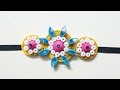 Art & Craft: How to make Paper Quilling Rakhi For Raksha Bandan