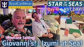 Star of the Seas - Day 4 - LAST DAY!! | Giovanni's AMAZING Lunch! | Izumi at Sea! | DISEMBARKION!