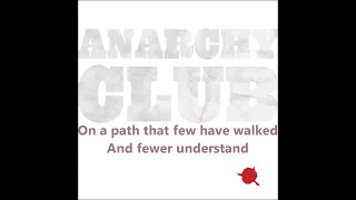 Anarchy Club - A Single Drop Of Red (The Gentlemen) [Lyrics]