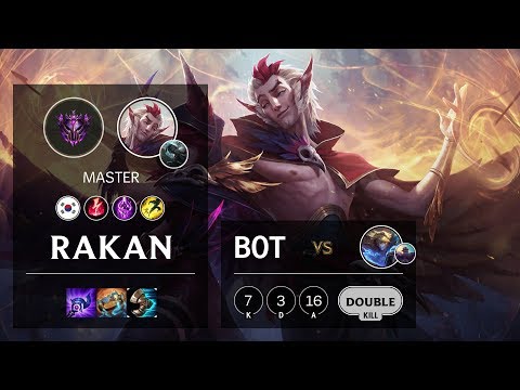 Rakan Bot vs Ezreal - KR Master Patch 10.11