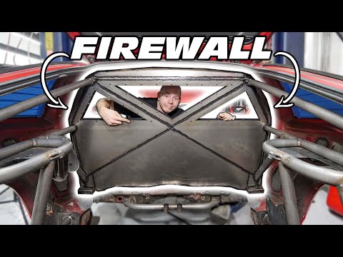 Fabricating The Ultimate Sound/Heatproof FIREWALL In The MID-ENGINE ECLIPSE!