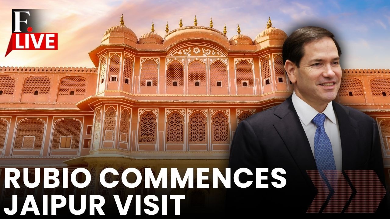 Marco Rubio in India LIVE: US Secretary of State Marco Rubio Begins Jaipur Visit |US India Relations
