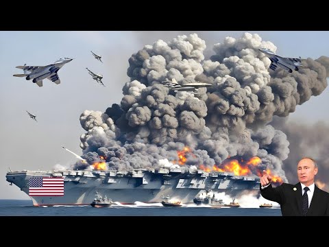 13 minutes ago: Russian Su-57 pilot destroys US aircraft carrier carrying 700 tanks