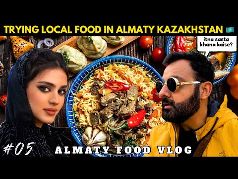Almaty Food Vlog | Trying Kazakh food at a local restaurant in Almaty | Rohit Bhalla #kazakhstanvlog