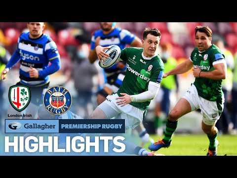 London Irish v Bath HIGHLIGHTS | Two Red Cards! | Gallagher Premiership 2020/21