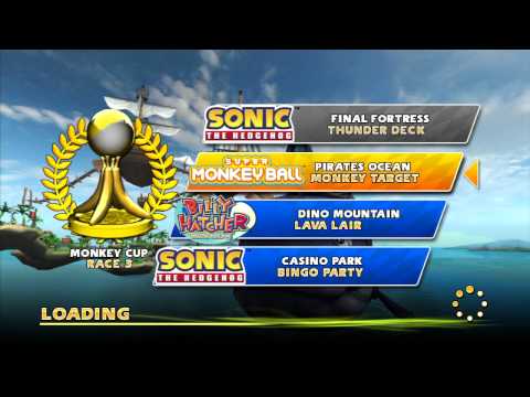 Sonic and Sega All-Stars Racing (PS3) Monkey Cup Expert