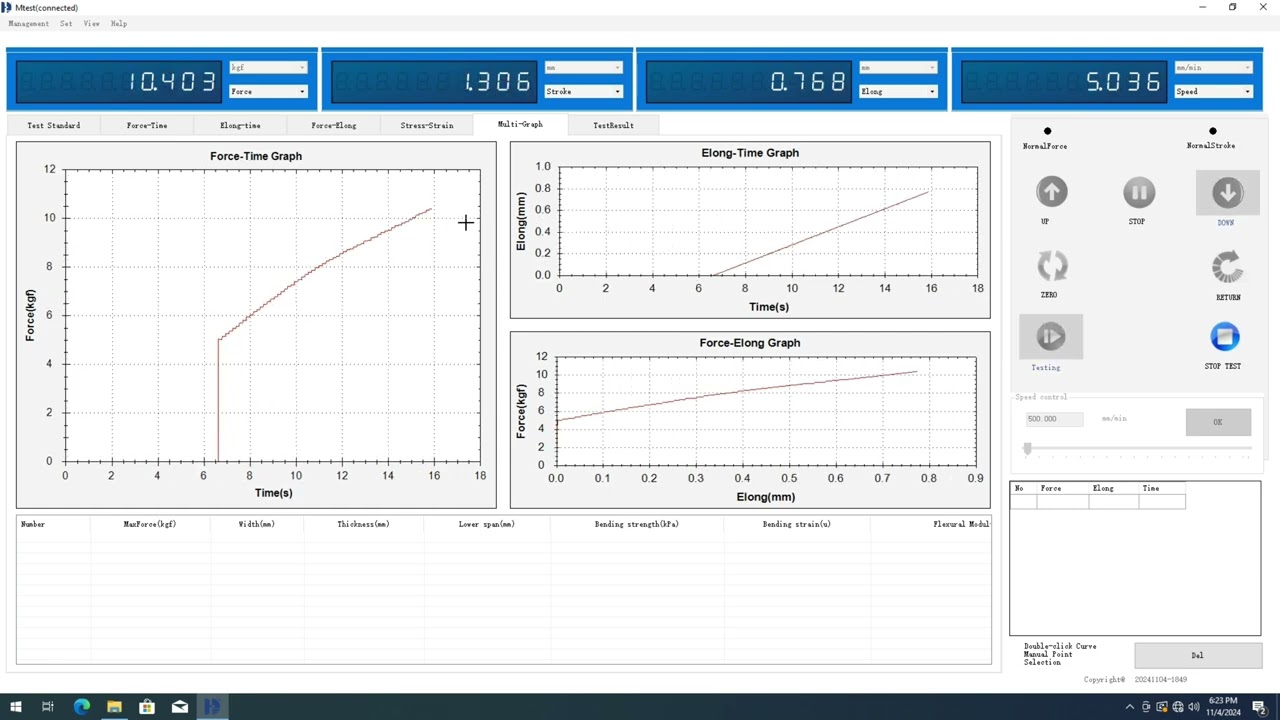 Universal Testing Machine -- Three Point Bending Test Procedure