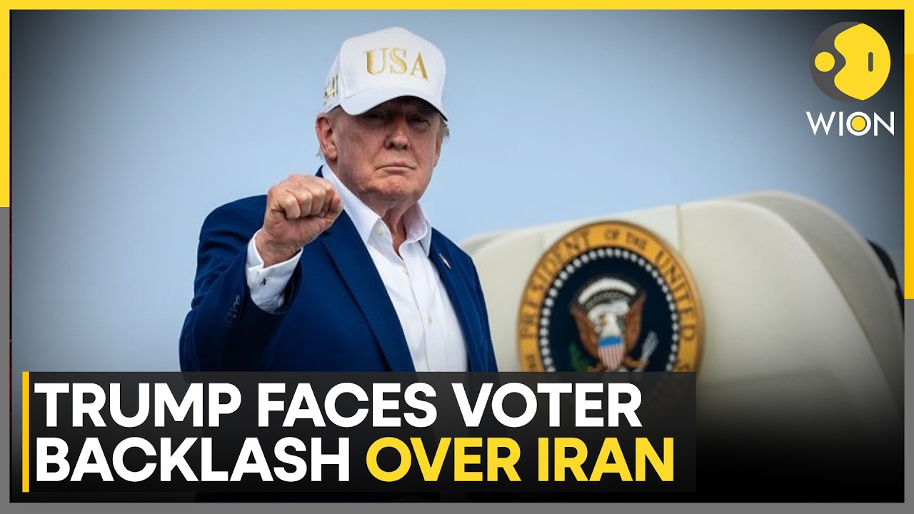US-Iran War: Voter Confidence in Trump's Iran Handling Plunges 24 Points Ahead of Midterms | WION