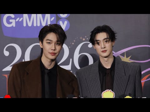 Interview with Dew and Theer from the manga "Mr. Kill" at the GMMTV 2026 MAGIC VIBES MAXIMIZED pr...