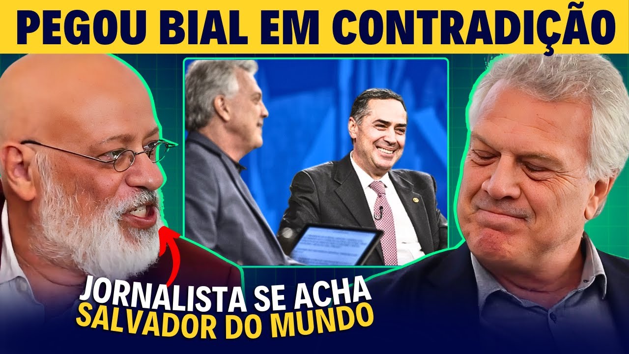 Pondé PROVOCATES Pedro Bial in a chat about Activism in Journalism