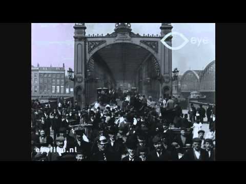 De Maasbrug te Rotterdam Omstreeks 1901