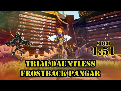 Frostback Pangar Dauntless Trial | Solo - 1:51s - Chain Blades