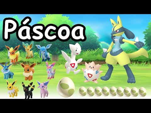 Evento de Páscoa - Dicas e horários ! Riolo Shiny em ovos de 2 e Lotado de Pokemons Festivos
