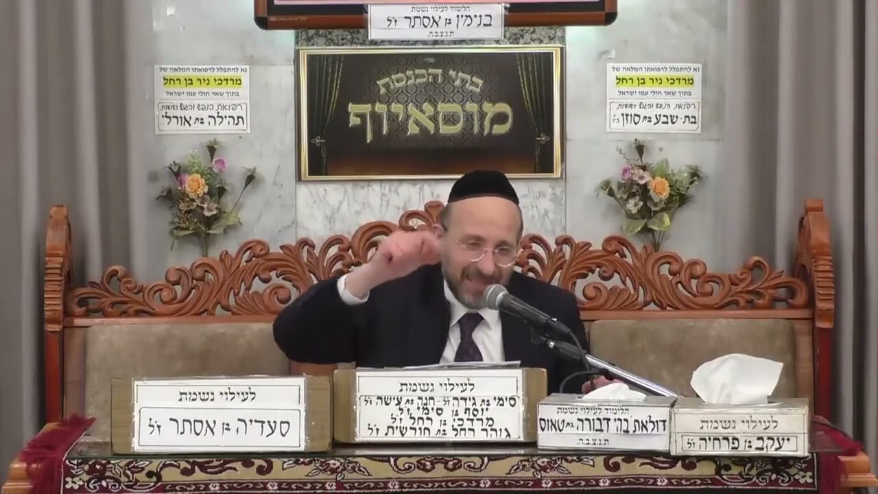 הרב אהרון בן אדיבה  •  משנכנס אדר מרבין בשמחה