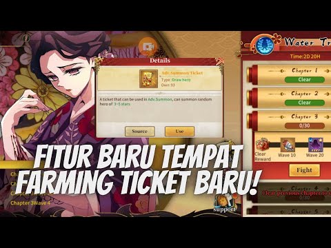 FITUR BARU FARMING TICKET GACHA AUTO BANJIR TICKET !! - DS: BLADE OF HASHIRA