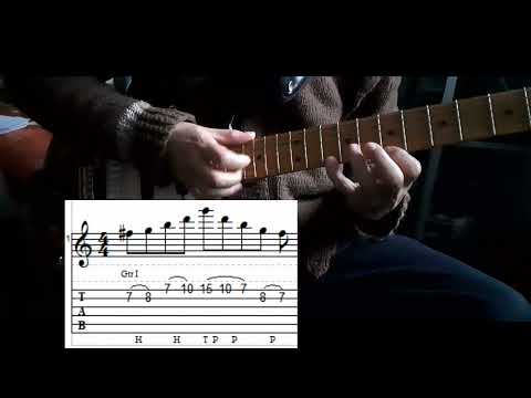 Gmaj7 Extended Tapping Arpeggio Lick (with tabs) - DP's Guitar Encyclopedia