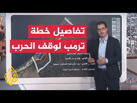 فيديو | عبر الخريطة التفاعلية.. تعرف على تفاصيل خطة الرئيس ترمب لإنهاء الحرب بقطاع غزة