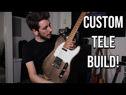 Building A Custom Partscaster From Scratch! (Precision Guitar Kits Tele Build)