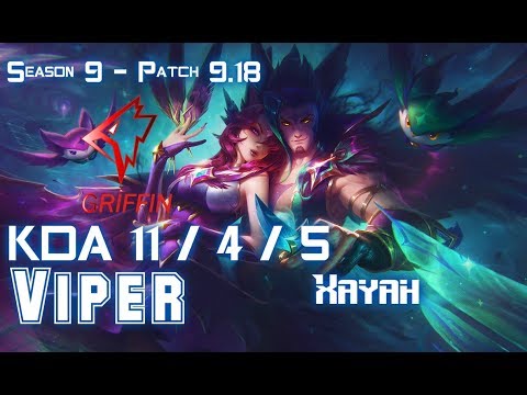 GRF Viper XAYAH vs KAI'SA ADC - Patch 9.18 KR Ranked