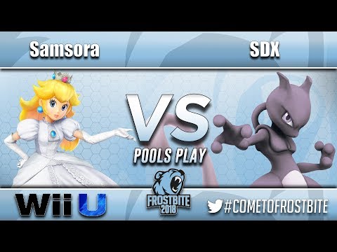 Samsora (Peach) vs. SDX (Mewtwo) - Wii U Pools Play - Frostbite 2018