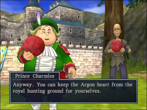 90 Dragon Quest 8 Cut-scene - Prince Charmles Buys an Argon Heart