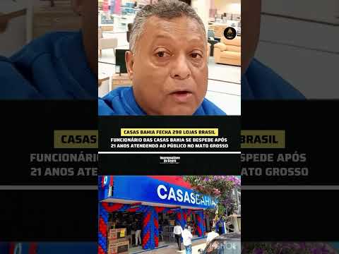 Duas décadas de afeto: Funcionário se despede após 21 anos no balcão das Casas Bahia